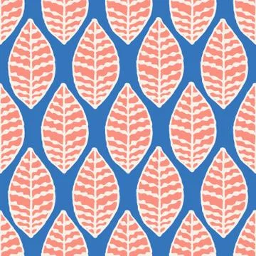 Abstract Leaves Pattern Stockillustratie