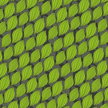 Abstract Leaves, Petals Pattern Background - Springtime, Seasonal Wallpaper.. Stock Illustration