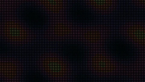 Abstract LED light grid with shifting colorful digital patterns Stock Footage 335933704
