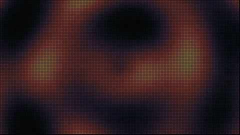 Abstract LED screen texture with shifting colorful pixel dots Stock Footage 335938524