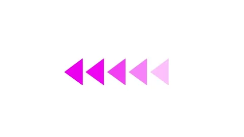 Abstract Left Directional arrow animation on the white background. 動画素材 290014837
