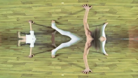 Abstract Legs And Hands In Performing Dance Arts Stock Footage 90458379