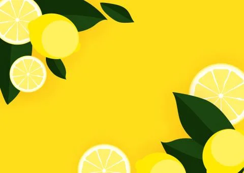 Abstract Lemon Background  Illustration Stock Illustration