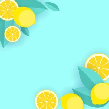 Abstract Lemon Pattern Background Vector Illustration 스톡 일러스트