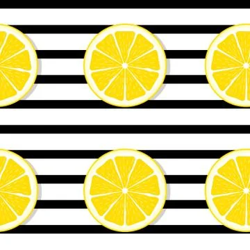 Abstract Lemon Seamless Pattern Background Vector Illustration Illustrazione stock