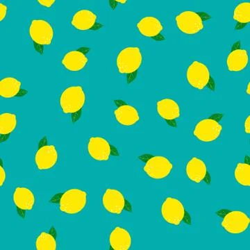 Abstract Lemon Seamless Pattern Background Vector Illustration EPS10 イラスト素材