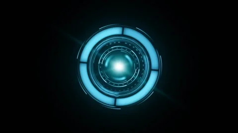 Abstract lens animation Stock Footage 43800708