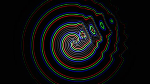 Abstract Lens Distorted Vinyl Record Overlays Vidéo 139741563