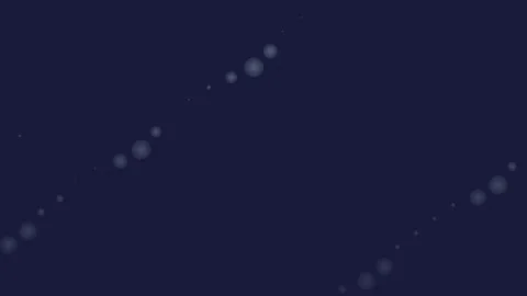 Abstract lens flare effect on a deep dark blue solid background surface Video stock 335117235