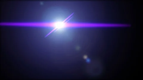 Abstract lens flare light over black background Video stock 108625674