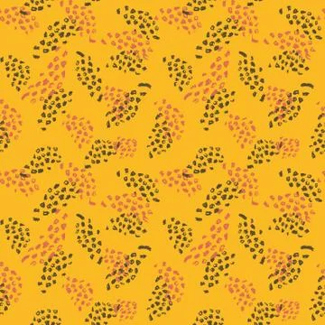 Abstract leopard print seamless vector pattern 스톡 일러스트