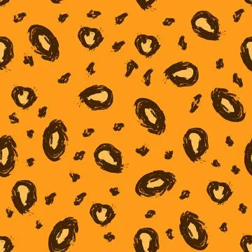 Abstract leopard seamless pattern. Animal background, grange style. Vector イラスト素材