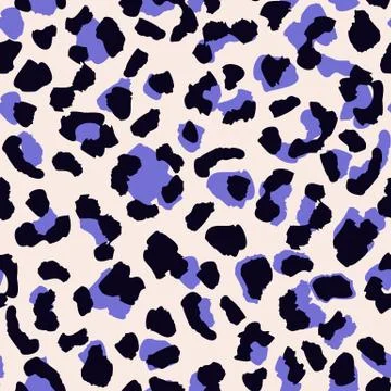Abstract leopard skin seamless pattern design, illustration on pink backgroun 스톡 일러스트