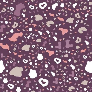 Abstract leopard skin seamless pattern. Modern cheetah fur wallpaper. Stock Illustration