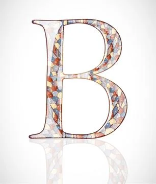 Abstract letter B. Stock Illustration