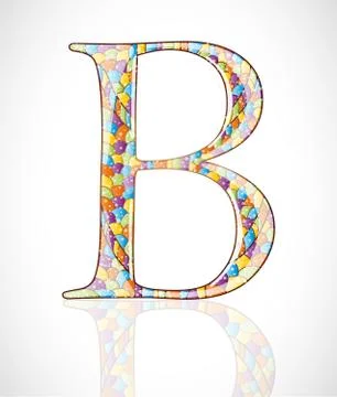 Abstract letter B. Stock Illustration