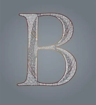 Abstract letter B. Stock Illustration
