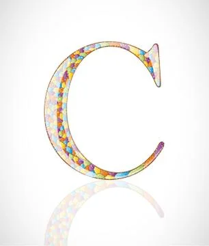 Abstract letter C. Stock Illustration