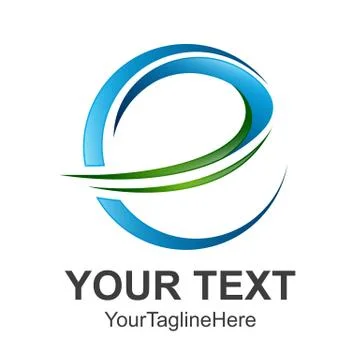 Abstract Letter e logo design template elements. abstract letter e. Business  스톡 일러스트