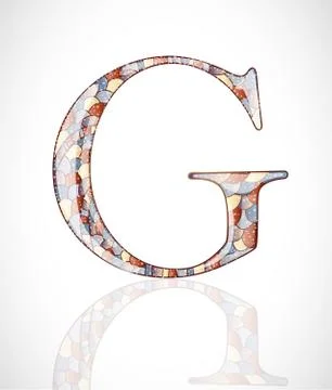 Abstract letter G. Stock Illustration