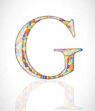 Abstract letter G. Stock Illustration