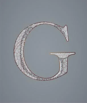 Abstract letter G. Stock Illustration