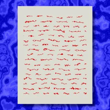 Abstract letter generated texture Stock Illustration