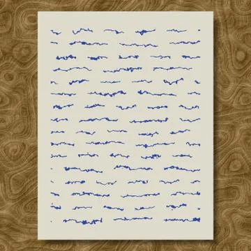 Abstract letter generated texture Stock Illustration