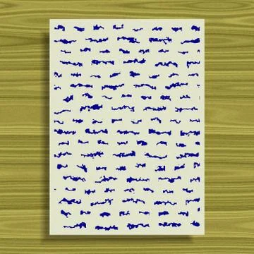 Abstract letter generated texture 스톡 일러스트