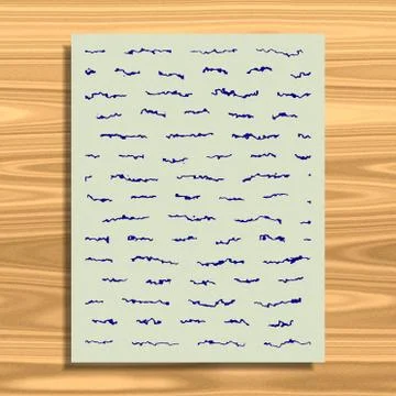 Abstract letter generated texture 스톡 일러스트