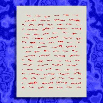 Abstract letter generated texture Stock Illustration