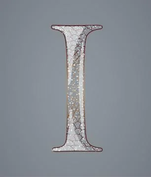 Abstract letter I. Stock Illustration