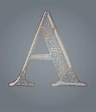 Abstract letter A. Stock Illustration