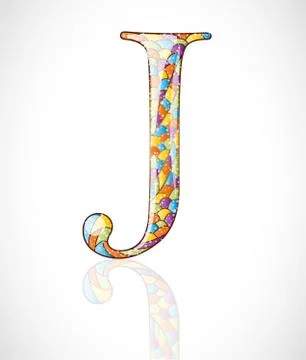 Abstract letter J. Stock Illustration