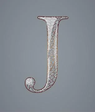 Abstract letter J. Stock Illustration