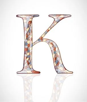 Abstract letter K. Stock Illustration