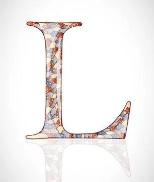 Abstract letter L. Stock Illustration