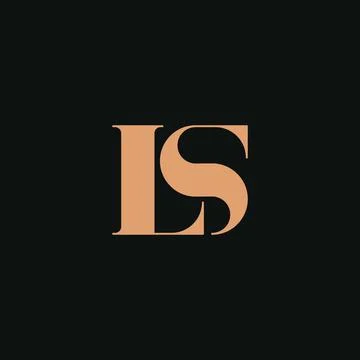 Abstract letter LS logo. This logo icon incorporate with abstract shape in th Stock-Illustration