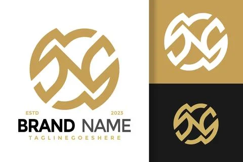 Abstract Letter N logo vector icon illustration Stock Illustration