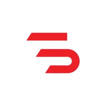 Abstract letter s fast motion geometric line logo vector Stock Illustration