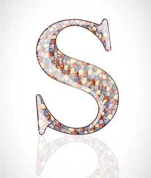 Abstract letter S. Stock Illustration