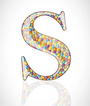 Abstract letter S. Stock Illustration