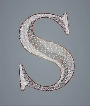 Abstract letter S. Stock Illustration