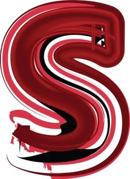Abstract Letter S Stock Illustration