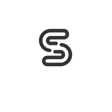 Abstract letter S logo Stock Illustration