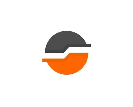 Abstract letter S template Stock Illustration