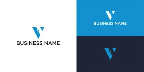 Abstract Letter V Logo Design – Modern Vector Branding Symbol for New Business 스톡 일러스트