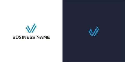 Abstract Letter V Logo Design. Modern Vector Branding Symbol for New Business Ilustração Stock