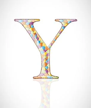 Abstract letter Y. Stock Illustration