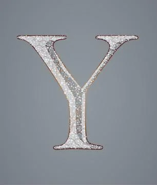 Abstract letter Y. Stock Illustration